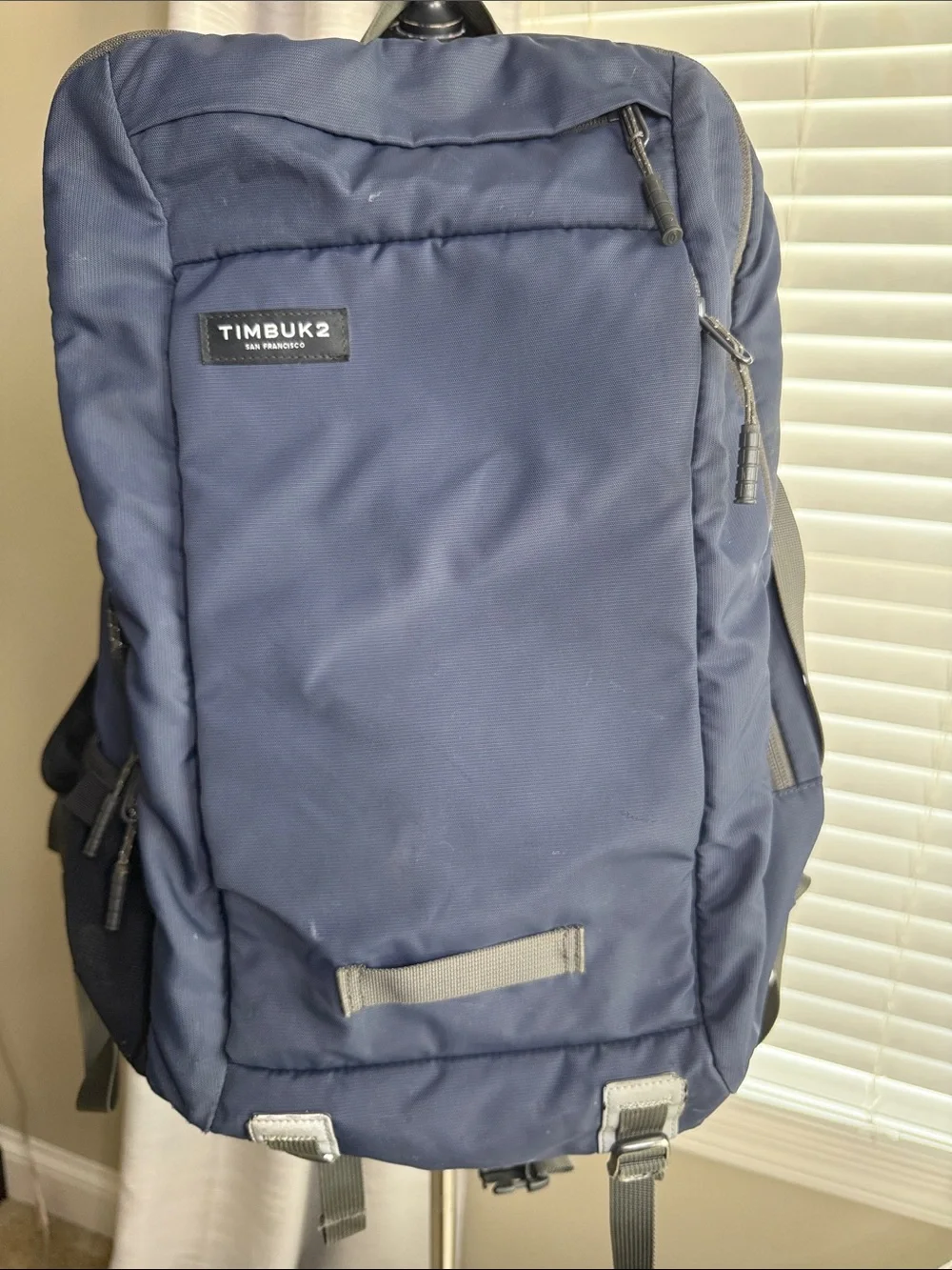 Timbuk2 Navy Blue Men's Commuter Laptop Backpack with Gray Accents
